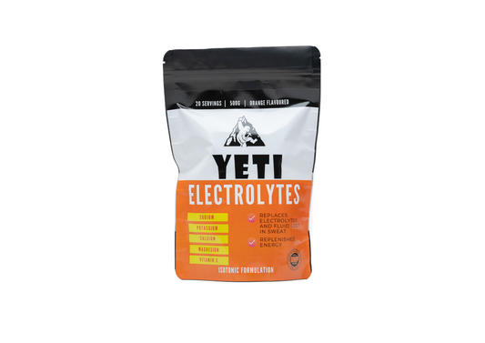 Yeti Electrolytes : Orange Flavoured - 500g